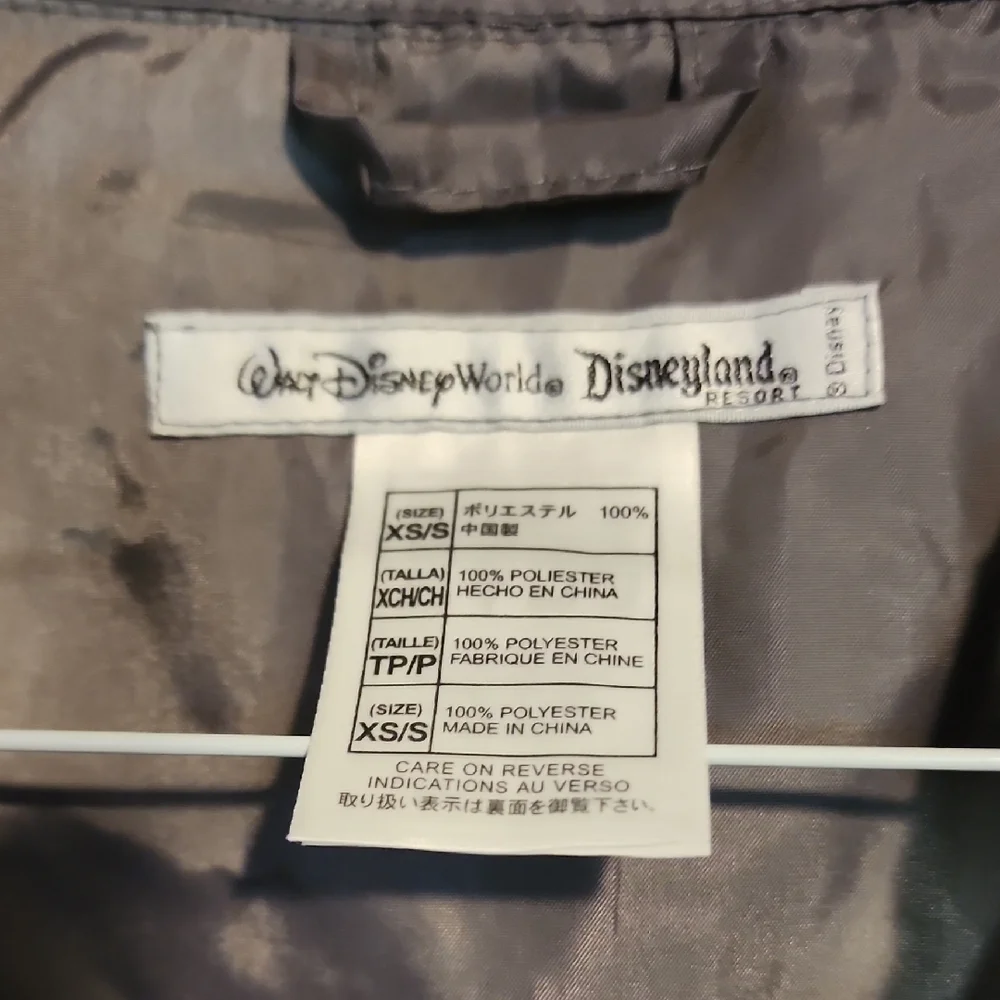 Disney Men's Grey and Light Blue Windbreaker